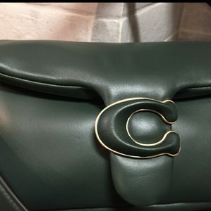 Coach Tabby Pillow Amazon Green rare